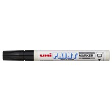 Uni-ball PX-20 Paint Marker - Marcador de Pintura - Punta Acrilica de Bala 2.2-2.8mm - Permanente en Todas las Superficies - Resistente a Luz y Agua - Color Negro (12 uds)