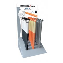 Eberhard Faber Animal Pen Expositor con 15 Plumas Estilograficas - Ancho de Trazo M - Capuchon con Formas de Animales - Tacto Soft - Tinta de Color Azul Eberhard Faber Animal Pen Expositor con 15 Plumas Estilograficas - Ancho de Trazo M - Capuchon con Formas de Animales - Tacto Soft - Tinta de Color Azul