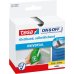 Tesa On & Off Cinta de Velcro 20mm x 2.5m - Se puede Abrir y Cerrar hasta 10.000 Veces - Color Blanco