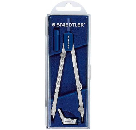 Staedtler Mars 552 02 Compas de Precision - Alargadera Telescopica - Pata Articulada