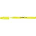Satabilo Flash Marcador Fluorescente - Tamaño Bolsillo - Trazo de 1 y 3.5mm - Tinta con Base de Agua - Color Amarillo (10 uds)