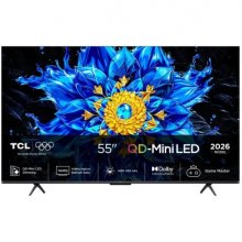 TCL 55P8L Televisor Smart TV 55" QD MiniLED UltraHD 4K HDR - 144Hz - Google TV, WiFi, HDMI, USB 2.0, Ethernet, Bluetooth - VESA 300x300mm
