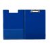 Esselte Carpeta con Pinza y Tapa de Carton Forrado con PP - TamaÃ±o A4 - Resistente Pinza de Metal - Funda Interior Adicional - Gancho para Colgar - Ranura para Boligrafo - Color Azul