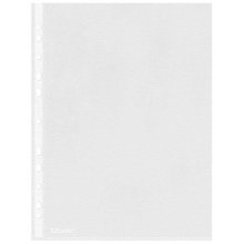 Esselte Eco Funda Portadocumentos - Lamina de PP Transparente de 0,05mm - Acabado Piel de Naranja - A4 - Caja de 100 - 11 Taladros - Reciclable - Grabado en Relieve - Color Transparente