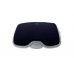 Kensington Reposapies Solemate Confort - Placentera Espuma con Memoria - Practico Pedal de Ajuste - Inclinacion de Hasta 20 Grados - Mejora Postura y Circulacion - Negro