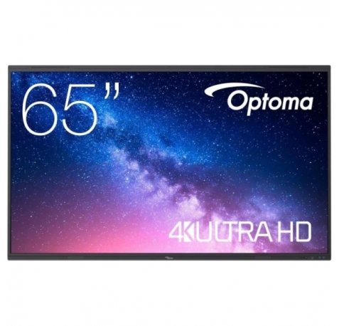 Optoma Creative Touch Serie 5 Pizarra Interactiva Tactil 65" UltraHD 4K - Tiempo de Respuesta 6ms - 32 Puntos Tactiles Simultaneos - HDMI, VGA, DisplayPort, USB-A, C, RJ-45 - Android 13