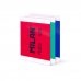 Milan Nata 624 Pack de 3 Libretas Enciladas Formato A4 Liso - 48 Hojas de 95 gr/m2 - Microperforado - Colores Surtidos