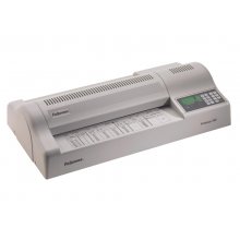 Fellowes Proteus Plastificadora A3 - Uso en Caliente y Frio - 6 Rodillos - Temperatura y Velocidad Regulable - Fundas hasta 250 micras - Grosor hasta 2mm - 31.5x55.4x12.5cm - Color Gris