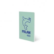 Milan 460 Since 1918 Libreta A5 Grapada - Hojas Blancas - 24 Hojas de 95g - Color Menta