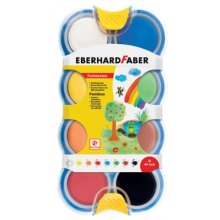 Eberhard Faber Pack de 8 Acuarelas Ã? 44mm - Faciles de Usar - Colores Surtidos