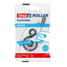 Tesa Basic Cinta Correctora 5mmx8m - Uso Ambidiestro