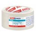 Tesa Basic Precinto de Embalar 50mm x 66 Metros - Fabricado en Polipropileno - Adhesivo Ecologico - Transparente (6 uds)