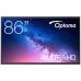Optoma Creative Touch Serie 5 Pizarra Interactiva Tactil 86" UltraHD 4K - Certificacion Google EDLA -Tiempo de Respuesta 6ms - 32 Puntos Tactiles Simultaneos - HDMI, VGA, DisplayPort, USB-A, C, RJ-45 - Android 13