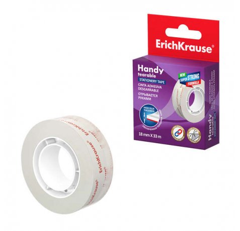 Erichkrause Cinta Adhesiva Facil Rasgado Handy 18???33?