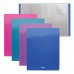 Erichkrause Pack de 4 Carpetas con Fundas Matt Vivid - 20 Fundas A4 - Colores Surtidos
