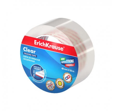 Erichkrause Cinta Precinto Clear - 48mmx50m - Transparente