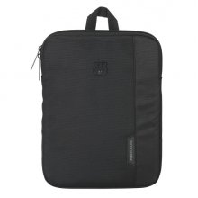 Safta F.C.Barcelona Premium Funda para Portatil hasta 10.6" - Alojamiento Acolchado - Doble Tirador en Cremallera - Gomas de Sujecion - Asa de Mano - 1.4L - 205x25x275mm - Color Negro