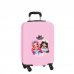 Safta Nanana Sparkles Maleta Trolley de Cabina 20â? - Cierre con Candado - Bolsillo de Red - Panel con Cremallera - Cintas con PVC - Ruedas 360Âº - 40.1 L - 345x200x550mm - Color Rosa