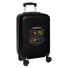 Safta Harry Potter House Of Champions Maleta Trolley de Cabina 20â? - Cierre con Candado - Interior Forrado - Bolsillo de Red - Ruedas Giratorias - 40.1L - 345x200x550mm - Color Negro