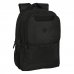 Safta Real Betis Balompie Premium Mochila para Portatil hasta 15.6" - Bolsillo para Tablet - Bolsillo Frontal - Hombreras Acolchadas - Cremalleras para Candado - 21L - 300x160x430mm - Color Negro