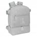 Safta Sophie la Girafe Mum Mochila para Carrito Bebe de 19.4L - Bolsillos Internos - Cremallera Doble Facil - Bolsillo Termo - Bolsillo Lateral - 300x150x430mm - Color Gris Claro