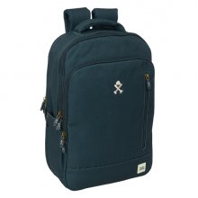 Safta Harper and Neyer Mochila para Portatil hasta 15.6" - Interior Acolchado - Conector USB - Ergonomica - Capacidad 19.15L - 290x150x440mm - Color Azul Marino