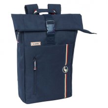Safta el Ganso Eclipse Mochila para Portatil hasta 15.6" - Cremallera - Interior Acolchado - Correas Ergonomicas - Asa Forrada - 15.3L - 280x130x420mm - Color Azul Marino