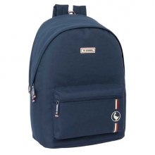 Safta el Ganso Eclipse Mochila para Portatil hasta 15.6" - Antirrobo - Conector USB - Base Acolchada - Tirador Doble - Ergonomica - Asa Superior - 24.55L - 310x180x440mm - Color Azul Marino