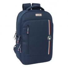 Safta el Ganso Eclipse Mochila para Portatil hasta 15.6" - Conector USB - Portabotellas - Organizador Frontal - Tirador Doble - Hombreras Acolchadas - 19.15L - 290x150x440mm - Color Azul Marino