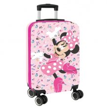 Safta Minnie Mouse Naive Maleta Trolley de Cabina 20â? - Cierre con Candado - Interior con Bolsillos - Ruedas Giratorias 360Â° - Ajustable - 40.1L - 345x200x550mm - Color Rosa