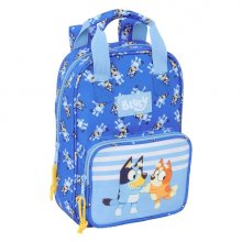 Safta Bluey Let'S Play Mochila Infantil - Bolsillo Frontal - Hombreras Acolchadas - Asa Forrada - 4.5L - Material Resistente - 200x80x280mm - Color Azul