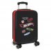 Safta Hot Wheels Maleta Trolley de Cabina 20â? - Cierre con Candado - Interior Forrado - Ruedas Giratorias - Mango Extensible - Material ABS y PC - 40.1L - 345x200x550mm - Color Negro