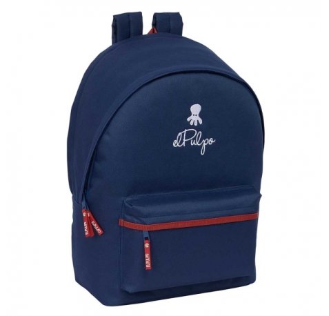 Safta el Pulpo Mochila para Portatil hasta 15.6" - Alojamiento Antirrobo - Conector USB - Base Acolchada - Hombreras Ergonomicas - 24.55L - Asa Superior - 310x180x440mm - Color Azul Marino