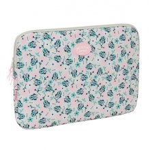 Safta Minnie Mouse Minty Funda para Portatil hasta 15.6" - Interior Acolchado - 3.80L - Proteccion contra Golpes - 395x35x275mm - Color Rosa Pastel