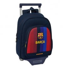 Safta F.C.Barcelona 1Âª Equipacion 26/27 Mochila con Carro - Extraible - Portabotellas - Bolsillo Frontal - Asa de Mano - 28x34x10cm - Color Azul Noche
