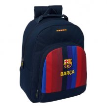 Safta F.C.Barcelona 1Âª Equipacion 26/27 Mochila - Adaptable a Carro - Bolsillo Frontal - Hombreras y Espalda Acolchada - Cremallera con Doble Tirador - Asa de Mano - 32x42x15cm - Color Azul Noche