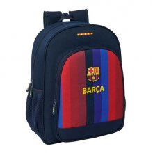 Safta F.C.Barcelona 1Âª Equipacion 26/27 Mochila - 15L - Adaptable a Carro - Bolsillo Frontal - Portabotellas - Cremallera con Doble Tirador - Asa - Espalda Acolchada - 32x38x12cm - Color Azul Noche