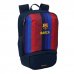 Safta F.C.Barcelona 1Âª Equipacion 26/27 Mochila Zapatillero - Cremallera con Doble Tirador - Bolsillo Interior - Portabotellas - Asa de Mano - 28x51x19cm - Color Azul Noche