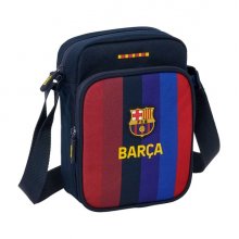 Safta F.C.Barcelona 1ª Equipacion 26/27 Bolsito con Bandolera Ajustable - Cierre con Cremallera - Compartimento Trasero con Velcro - Bolsillo Frontal - 16x22x6cm - Color Azul Noche Safta F.C.Barcelona 1ª Equipacion 26/27 Bolsito con Bandolera Ajustable - Cierre con Cremallera - Compartimento Trasero con Velcro - Bolsillo Frontal - 16x22x6cm - Color Azul Noche