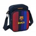 Safta F.C.Barcelona 1Âª Equipacion 26/27 Bolsito con Bandolera Ajustable - Cierre con Cremallera - Compartimento Trasero con Velcro - Bolsillo Frontal - 16x22x6cm - Color Azul Noche
