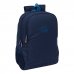Safta Spagnolo Mochila - 23L - Adaptable a Carro - Espalda Acolchada - Portabotellas - Cremallera con Doble Tirador - Asa de Mano - Hombreras Ergonomicas - 32x44x16cm - Color Azul Noche