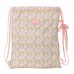 Safta VMB Saco Plano - Bolsillo con Cremallera - Cierre con Cordones - 5L - 350x10x400mm - Color Rosa