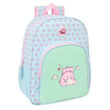 Safta Pembe The Pink Cat Mochila Adaptable a Carro - Adaptable a Carro - Bolsillos Laterales - Tirador Doble - Hombreras Acolchadas - Asa Superior - 19L - 330x140x420mm - Color Azul Claro