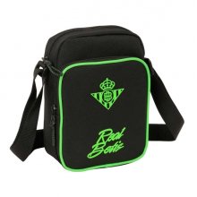 Safta Real Betis Balompie Bolsito con Bandolera Ajustable - Cierre con Cremallera - Compartimento Trasero con Velcro - Bolsillo Frontal - 16x22x6cm - Color Negro y Verde Safta Real Betis Balompie Bolsito con Bandolera Ajustable - Cierre con Cremallera - Compartimento Trasero con Velcro - Bolsillo Frontal - 16x22x6cm - Color Negro y Verde
