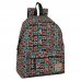 Safta Mandalorian and Grogu Mochila - Bolsillo Frontal - Espalda Acolchada - Hombreras Ergonomicas - Cremallera con Doble Tirador - Asa de Mano - 33x42x15cm - Color Negro