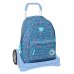 Safta Frozen Mochila para Portatil hasta 14.1" - Portabotellas - Tirador Doble - Espalda Acolchada - Asa Superior - Mochila Extraible - Alto Abierto de 85cm - 17.35L - 310x130x430mm - Color Azul