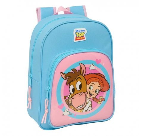Safta Jessie Mochila Infantil - Adaptable a Carro - Portabotellas - Hombreras Ergonomicas - Bolsillo Frontal - 10L - 260x110x340mm - Color Azul Claro