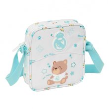 Safta Real Madrid Preescolar Bolsito con Bandolera Ajustable - Compacto - Cierre con Cremallera - 16x18x4cm - Color Blanco Safta Real Madrid Preescolar Bolsito con Bandolera Ajustable - Compacto - Cierre con Cremallera - 16x18x4cm - Color Blanco