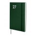 Finocam Dynamic Mara Agenda Profesional - Anual 2027 - Semana Vista Vertical - Formato Y10 - 140x204mm - Goma Elastica - Tapa Blanda de PU - Esquinas Microperforadas - Papel de 80g/m2 - Color Verde