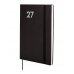 Finocam Dynamic Mara Agenda Profesional - Anual 2027 - Semana Vista Vertical - Formato Y10 - 140x204mm - Goma Elastica - Tapa Blanda de PU - Esquinas Microperforadas - Papel de 80g/m2 - Color Negro